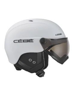 Casque De Ski Neuf Cébé Contest Vision Matt White Vario Photocromique Taille 54-56cm, 56-58cm, 59-61cm