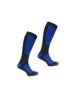 Chaussettes De Ski Techniques Campri Snow Sock Homme Navy/Royal Taille 41/46 Stretch