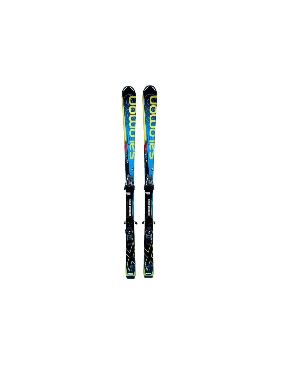 Ski Salomon Xi Race Junior Taille 140cm, 150cm + Fix 1 Ski Salomon Xi Race Junior Taille 140cm, 150cm + Fix